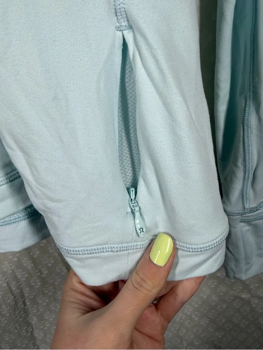 Lululemon Light Blue It’s Rulu‎ Run Long Sleeve Top